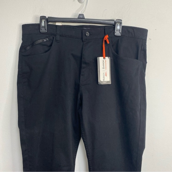 Hudson & Barrow Performance Tech Men’s Flex Size 38 x32 Black - Picture 2 of 7